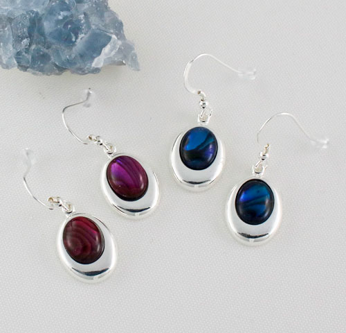 Abalone-Offset-Oval-Earrings Abalone-Offset-Oval-Earrings