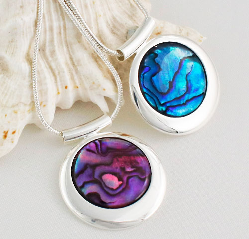 Abalone-Round-Pendant Abalone-Round-Pendant