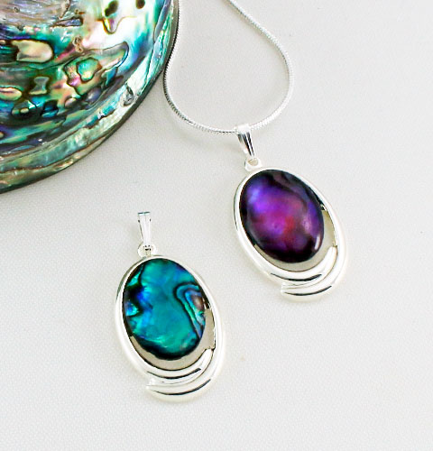 Abalone-Wrapped-Mount-Pendant Abalone-Wrapped-Mount-Pendant
