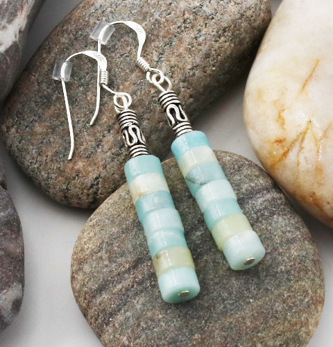 Amazonite-Drop-Earrings Amazonite-Drop-Earrings