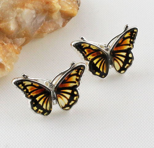 Amber-Special-Butterly-Stud-Earrings Amber-Special-Butterly-Stud-Earrings