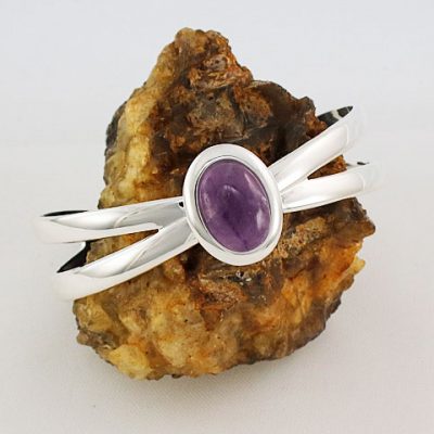 Amethyst-Bow-Bangle