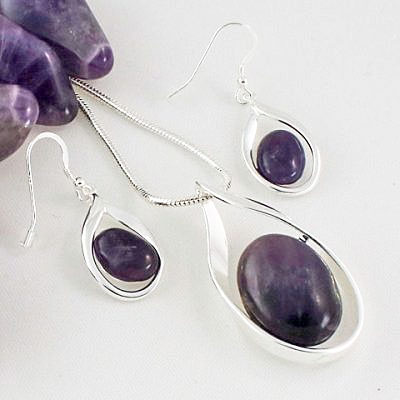 Amethyst-Large-Teardrop Collection