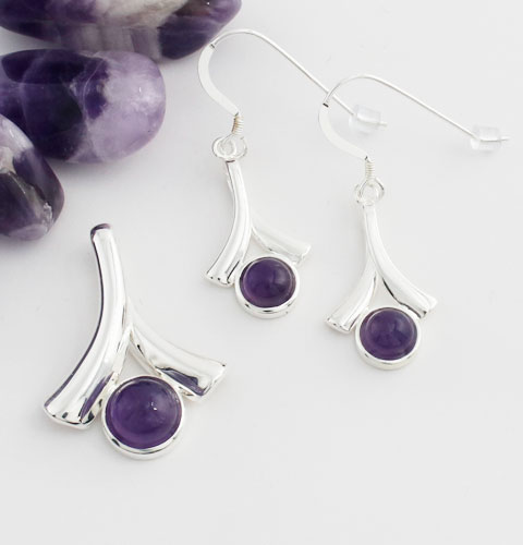 Amethyst-Small-Wishbone Collection Amethyst-Small-Wishbone Collection