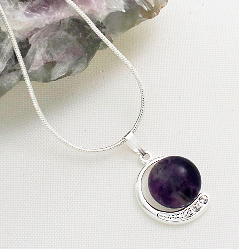 Fluorite-Crescent-Moon-Pendant Fluorite-Crescent-Moon-Pendant