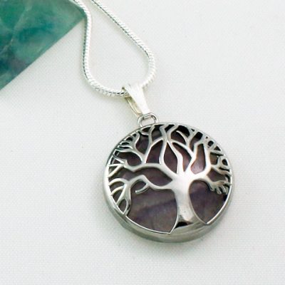 Fluorite-Tree-of-Life-Pendant