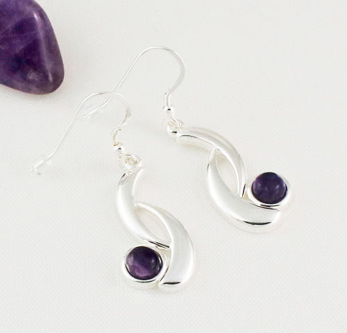 Fluorite-Wave-Earrings Fluorite-Wave-Earrings