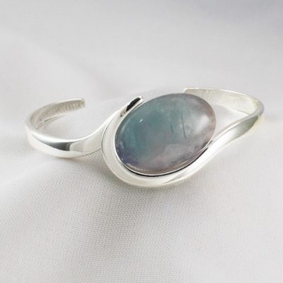 Fluorite-Wave-Bangle