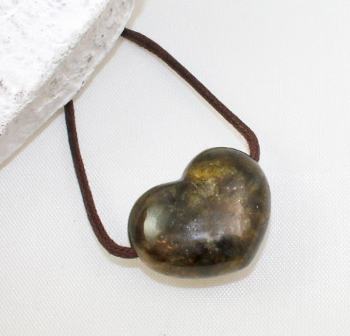 Labradorite-Puff-Heart Labradorite-Puff-Heart