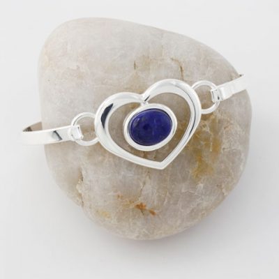 Lapis-Lazuli-Heart-Bangle