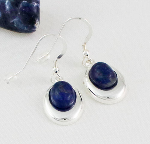 Lapis-Lazuli-Offset-Oval-Earrings Lapis-Lazuli-Offset-Oval-Earrings