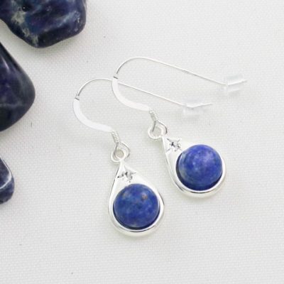 Lapis-Lazuli-Raindrop-Earrings