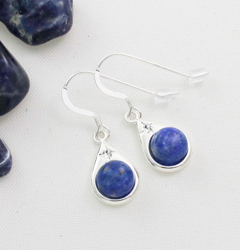 Lapis-Lazuli-Raindrop-Earrings Lapis-Lazuli-Raindrop-Earrings