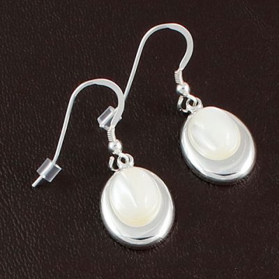 Mother-of-Pearl-Offset-Oval-Earrings