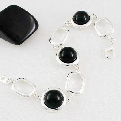 Onyx-Triplet-Bracelet
