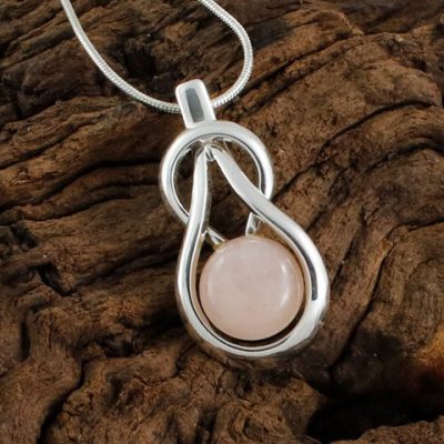 Rose-Quartz-Knot-Pendant