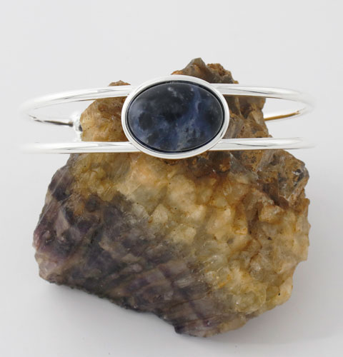 Sodalite-Double-Band-Torque-Bangle Sodalite-Double-Band-Torque-Bangle