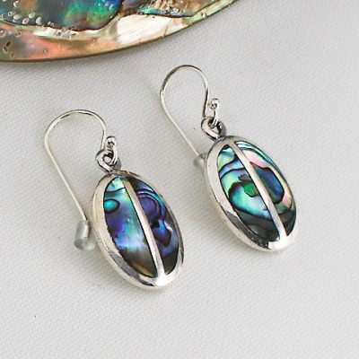 Sterling-Silver-Abalone-Oval-Earrings