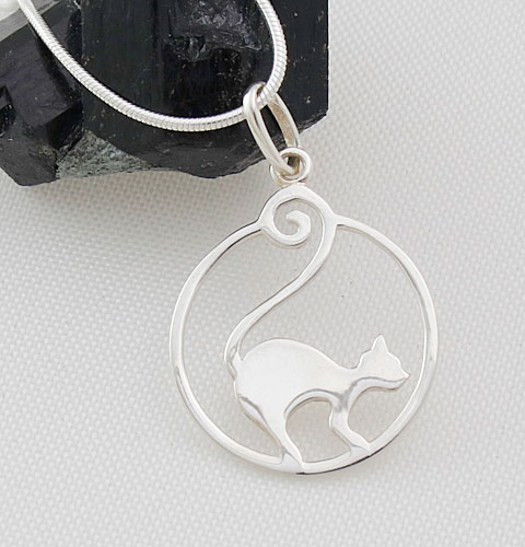Sterling-Silver-Cat-Pendant Sterling-Silver-Cat-Pendant