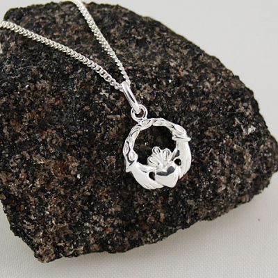 Sterling-Silver-Cladagh-Necklace