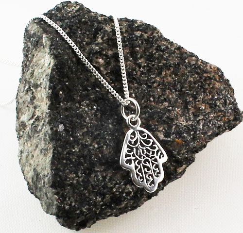 Sterling-Silver-Hamsa-Pendant Sterling-Silver-Hamsa-Pendant