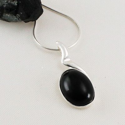 Sterling-Silver-Onyx-Pendant