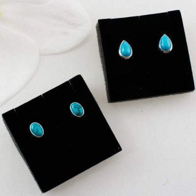 Turquoise-Stud-Earrings
